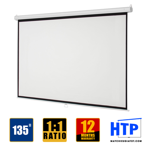 man chieu keo tay 135 inch