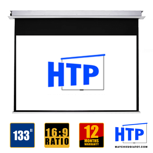 Màn chiếu điện âm trần 133 inch (tỉ lệ 16:9)