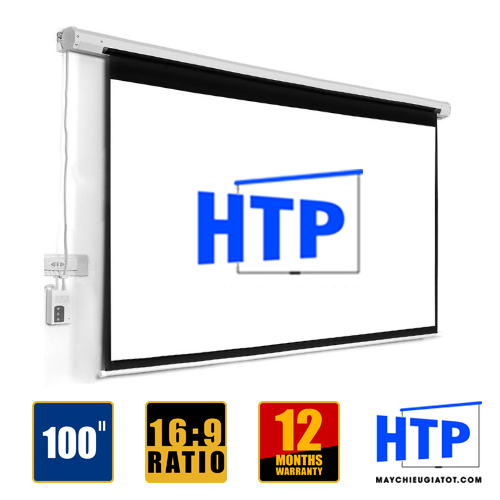 Màn chiếu điện tự động 100 inch (tỉ lệ 16:9)