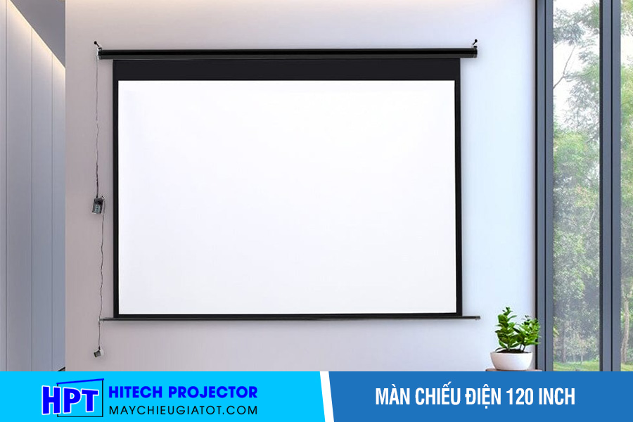 Màn chiếu điện tự động 120 inch chính hãng Apollo, Dalite