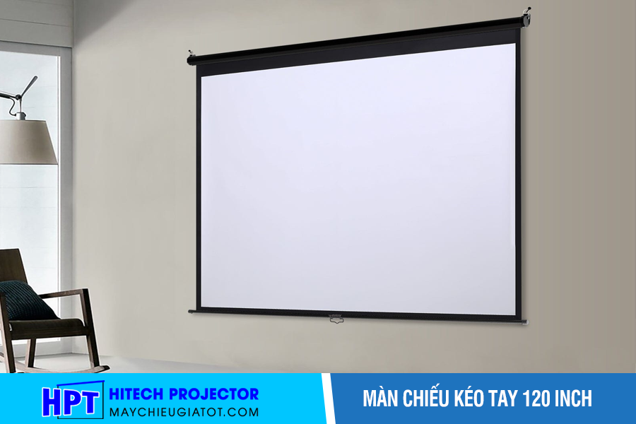 Màn chiếu kéo tay 120 inch chính hãng Apollo, Dalite